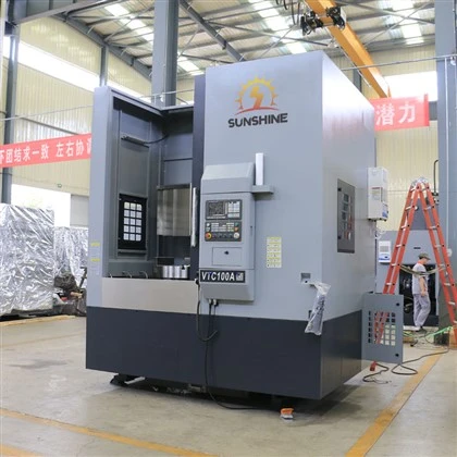 Zwaar snijdend scherp gereedschap CNC verticale draaibank VTC100 / CNC verticale draaibankfabrikant
