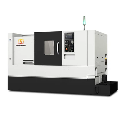 CNC-draaibank met schuin bed voor het bewerken van complexe onderdelen